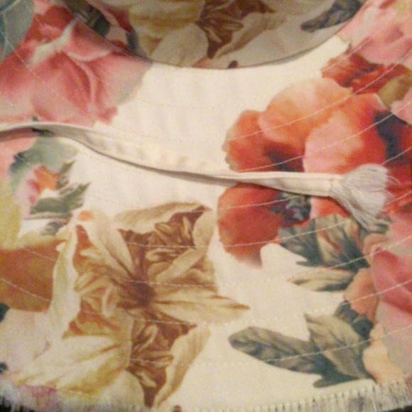 SALE ! Rare Wyeth super huge roses blooms sun hat main image 5